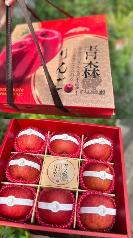 2026春節水果禮盒：蘋安禮盒｜青森蜜蘋果 (8入)